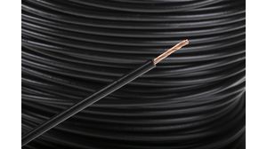 Stranded Wire PVC 1.5mm² Annealed Copper Black 100m